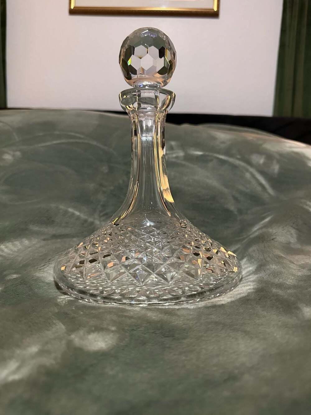Waterford Crystal Alana Ships Decanter 10"